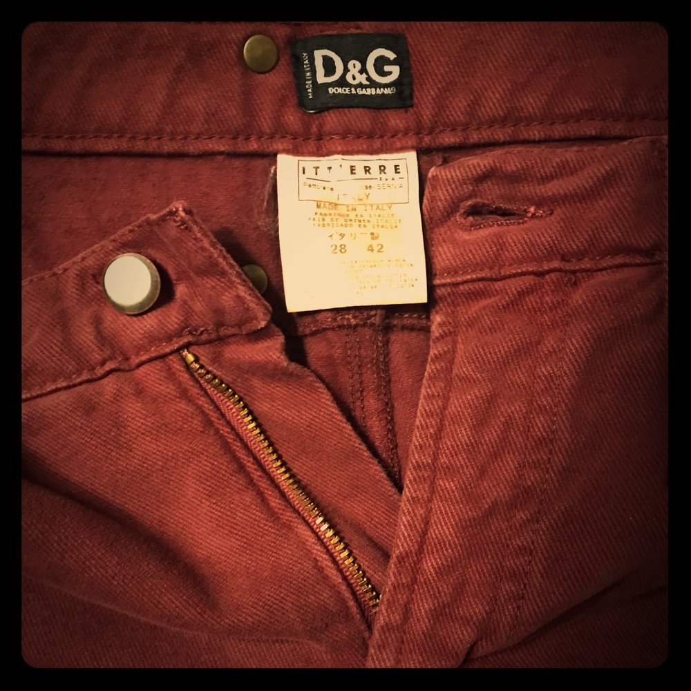 SOLD AUTHENTIC vintage Dolce and Gabbanas jeans