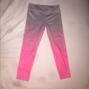 Nike Dri-fit/Neon Pink/ Gray leggings