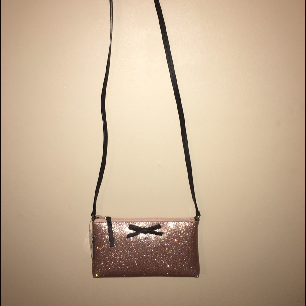 Kate Spade New York glitter crossbody bag