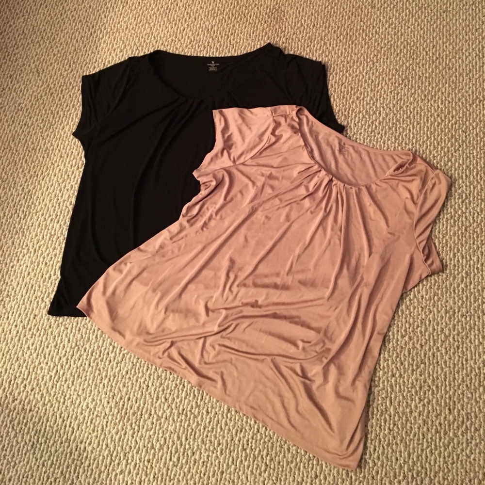Bundle of Two Plus Size Worthington Shirts
