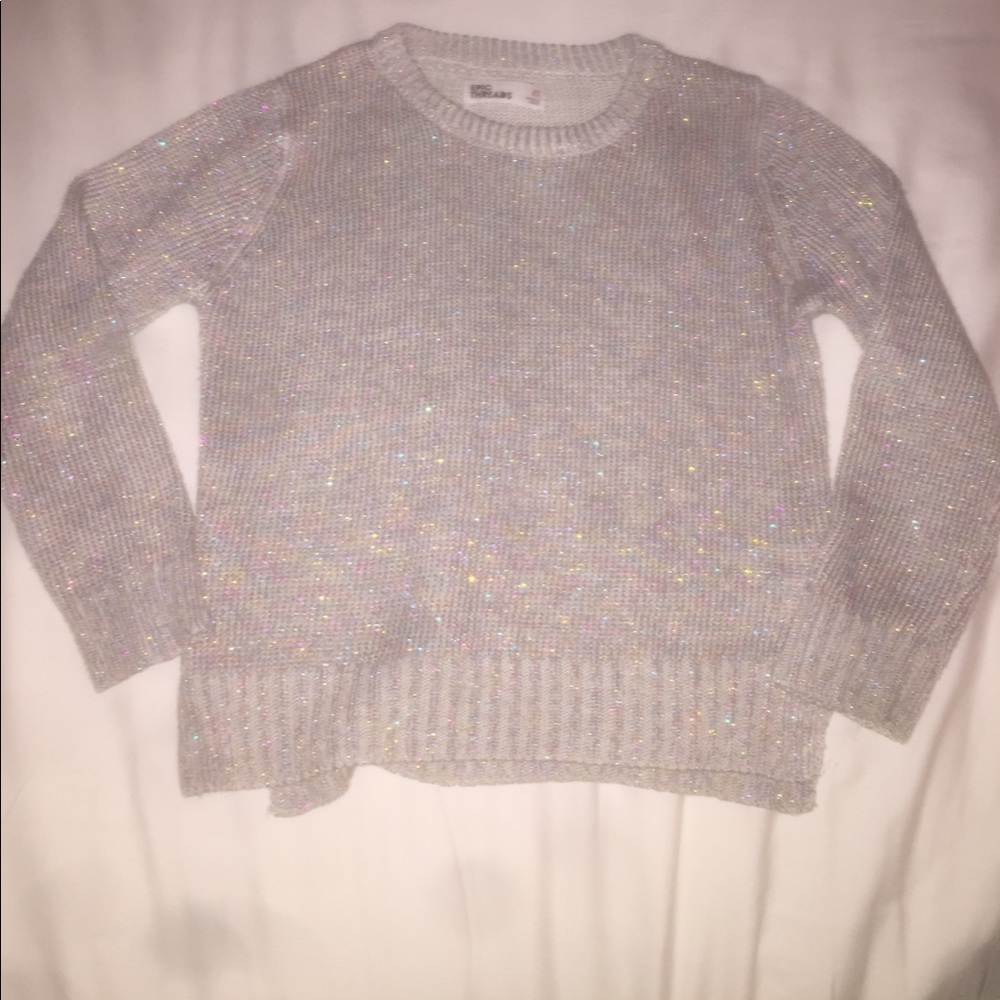 Metallic rainbow/ Knitted Sweater