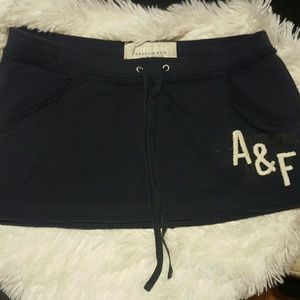 Blue A&F skirt, size S