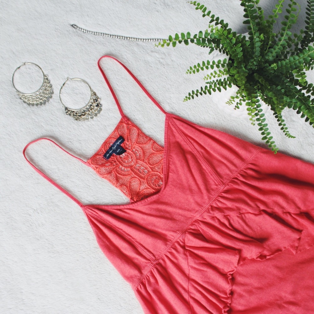 American Eagle Tank Top in Coral