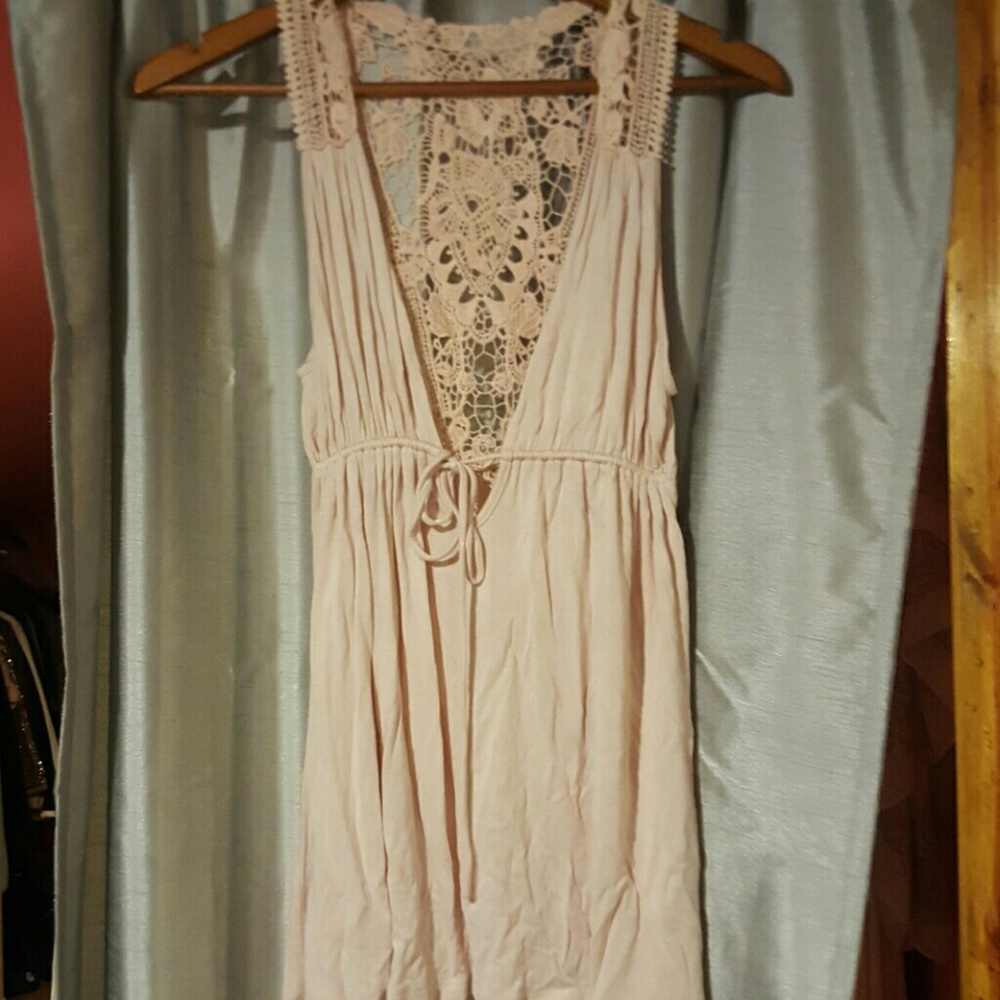 Crochet back tank, size M