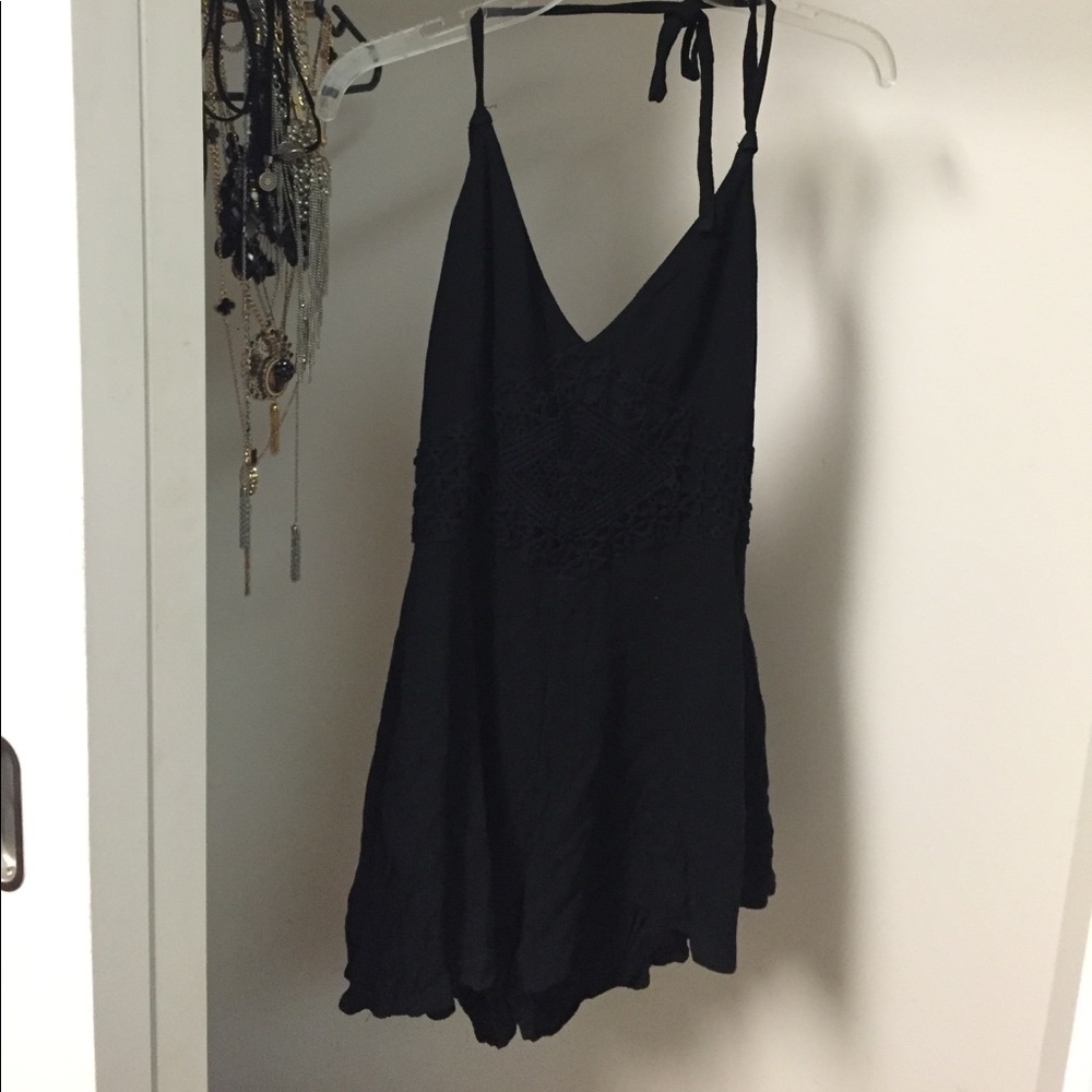 Black cute romper!