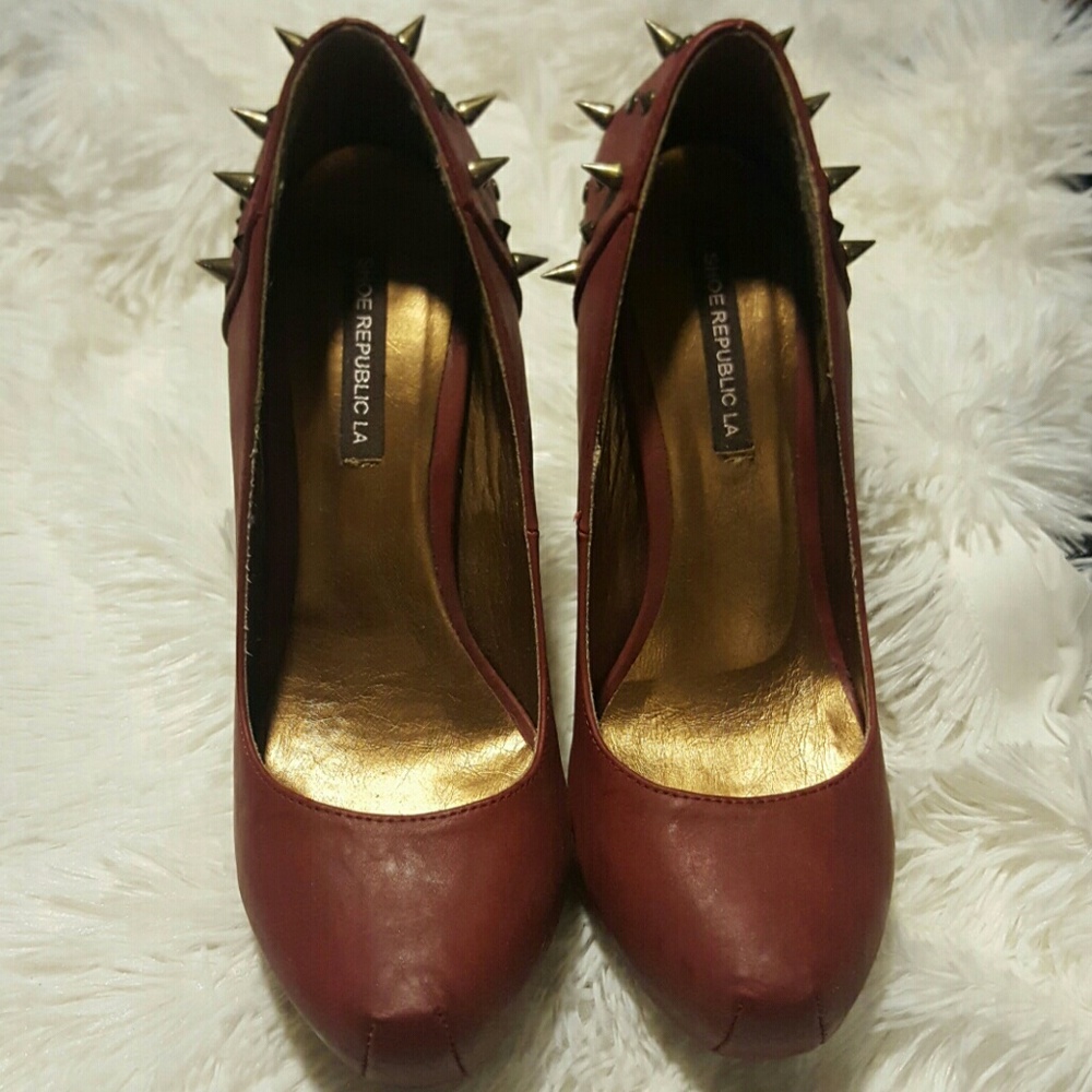 Red rocker pumps, NWOT sz 7.5