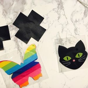 3 Pairs of RAVE pasties/ nipple covers