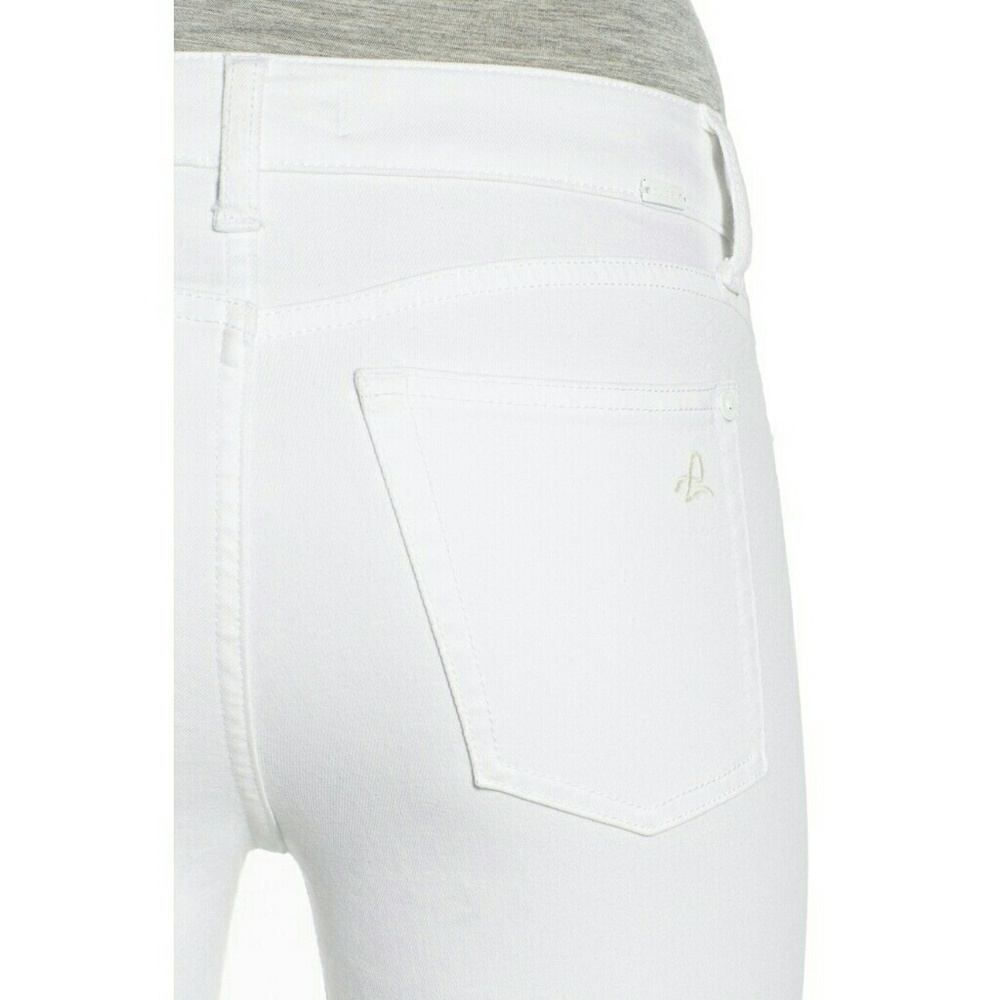 New! DL1961 Instasculpt Cropped Skinny Jeans White - Picture 5 of 7