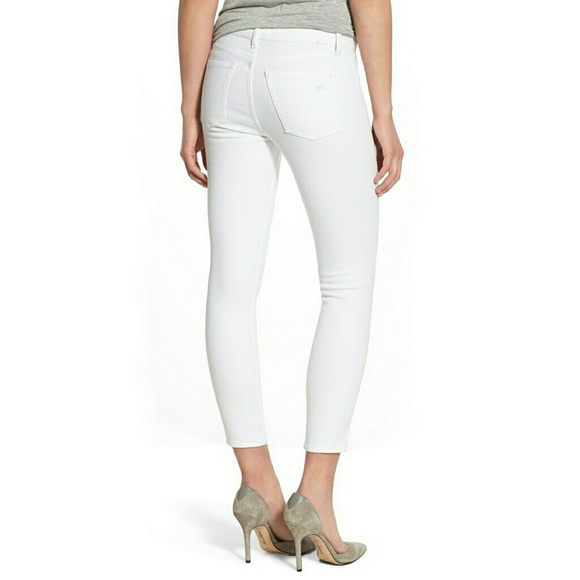 New! DL1961 Instasculpt Cropped Skinny Jeans White - Picture 7 of 7