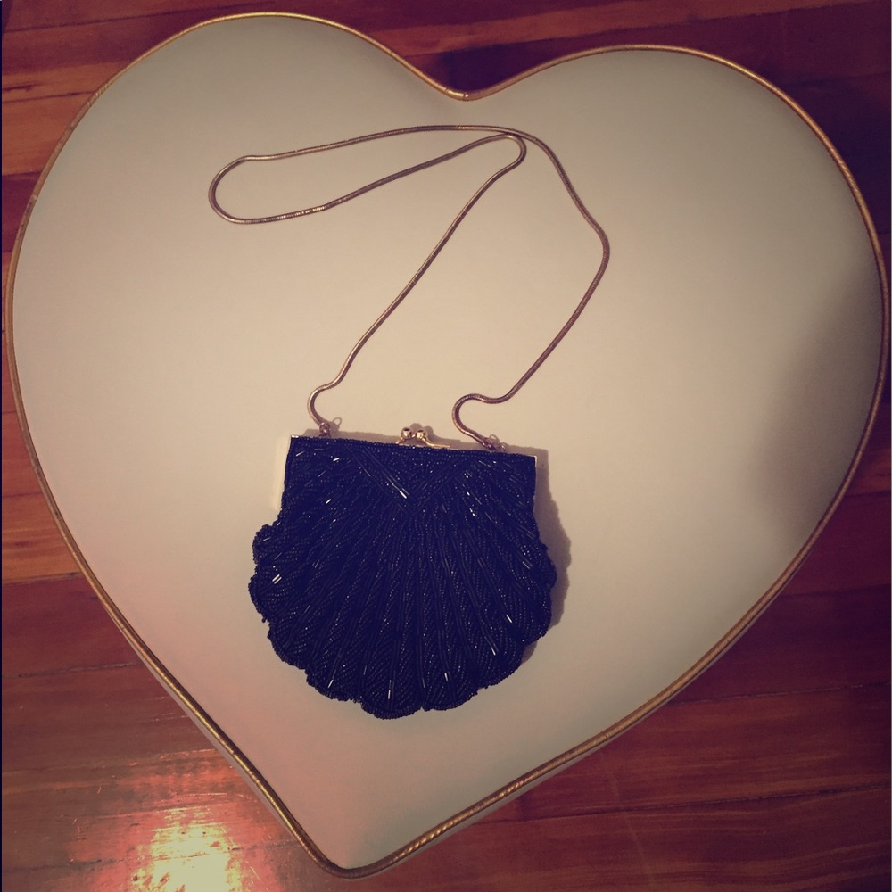 Vintage beaded pouch bag