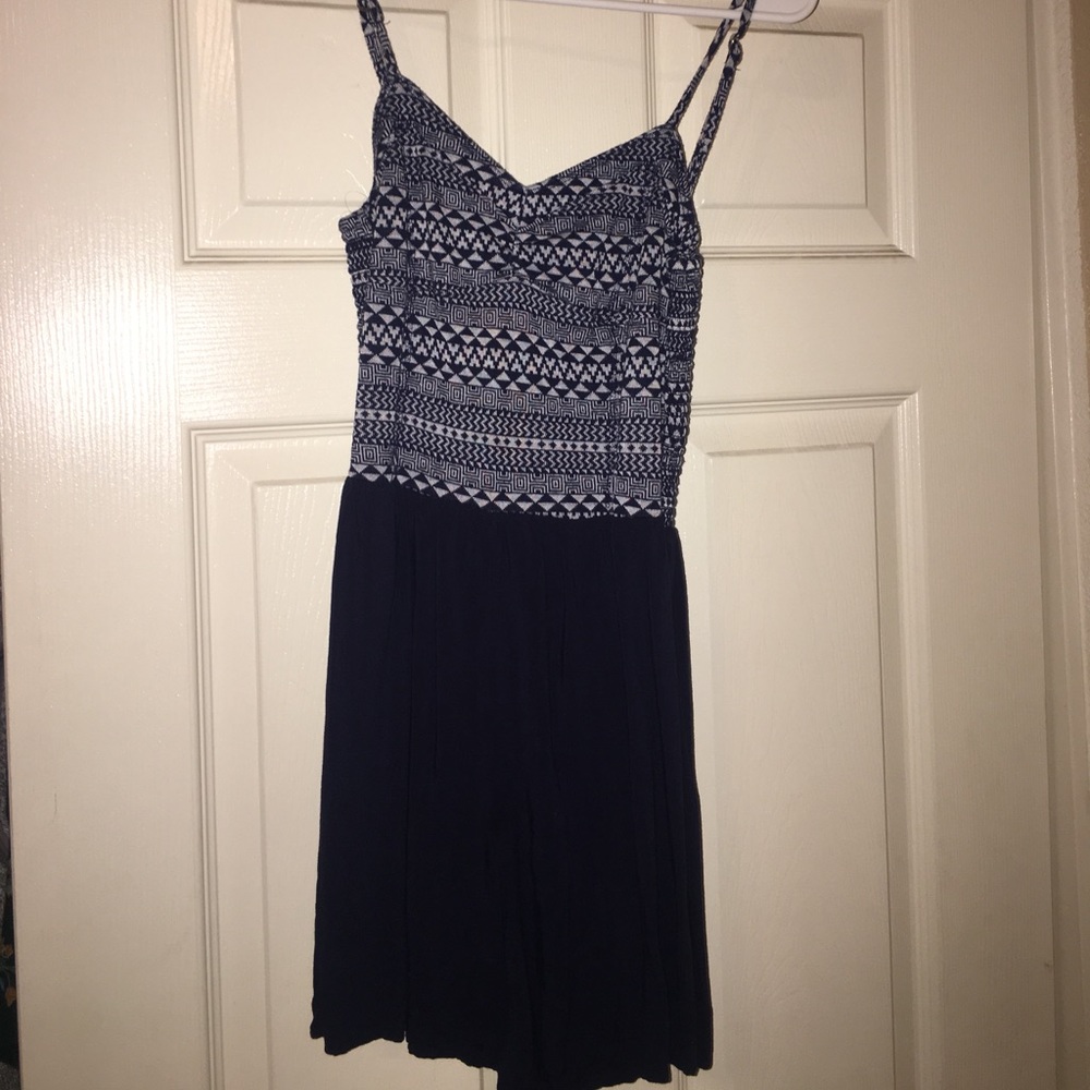 Tribal print romper
