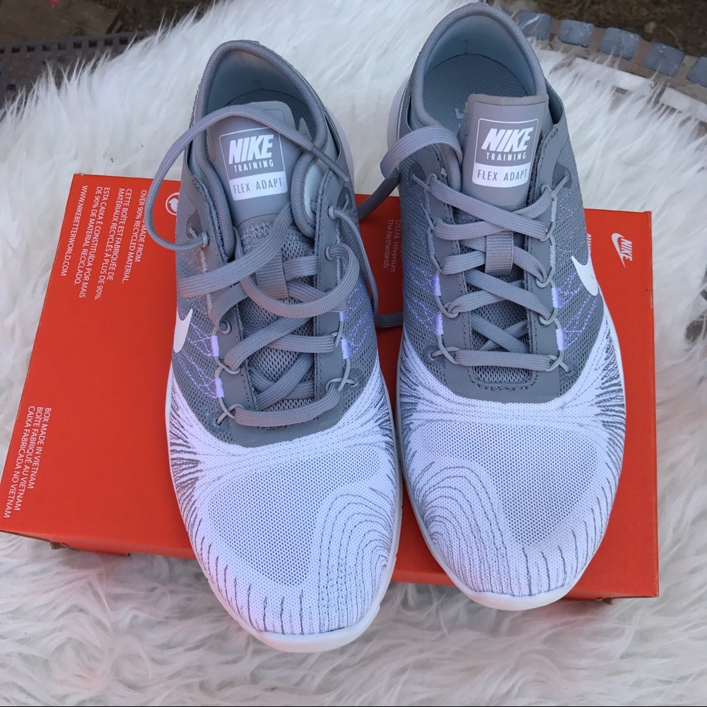 NIKE WOMENS grey/white trainers shoes Sz 9 new - Picture 2 of 7