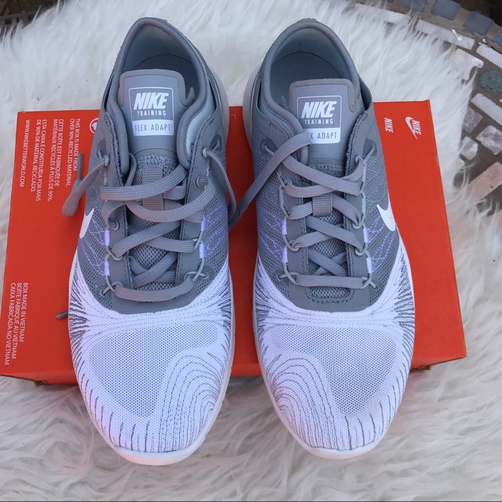 NIKE WOMENS grey/white trainers shoes Sz 9 new - Picture 6 of 7