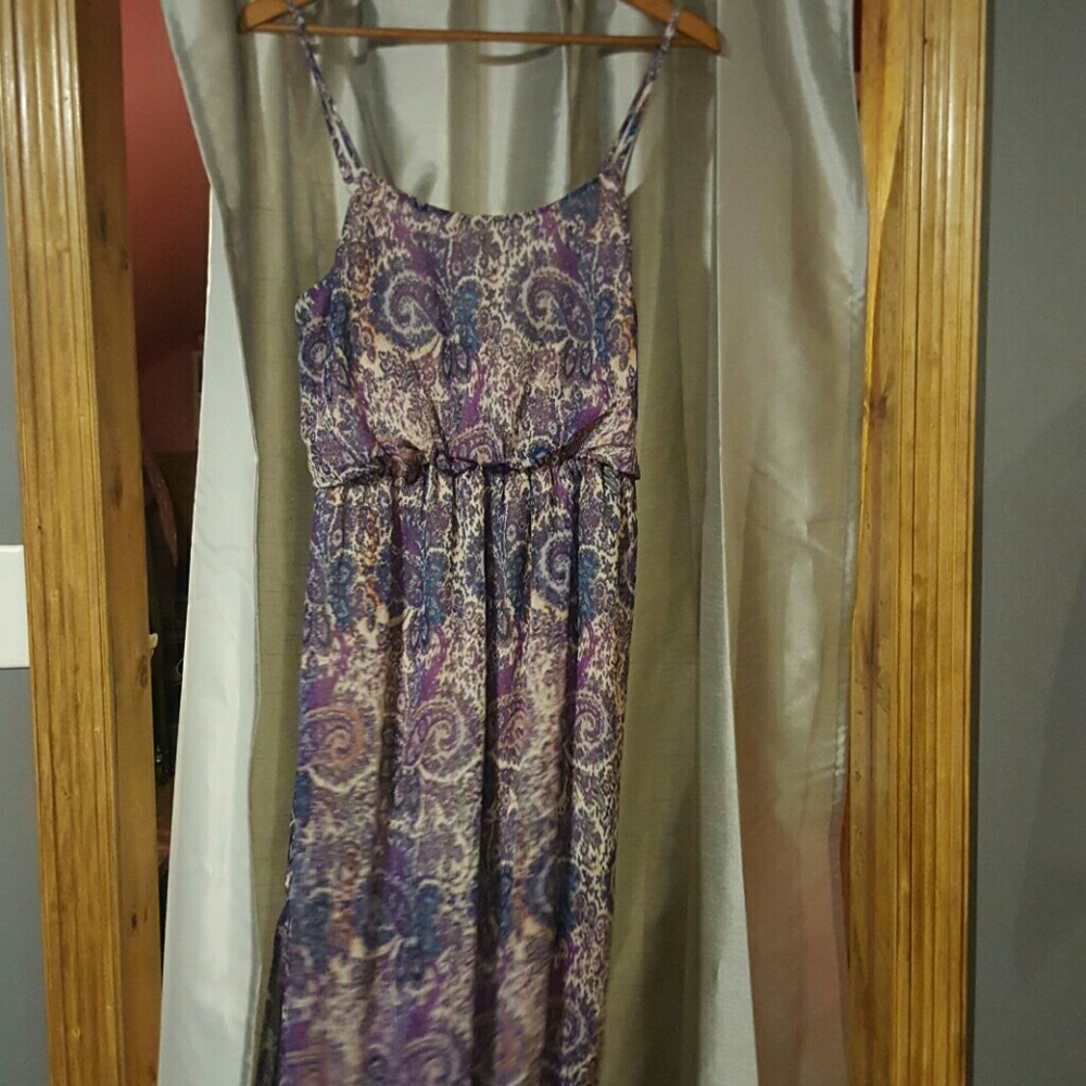 Boho Maxi dress, sz M