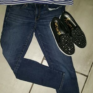 American Eagle skinny jeans.