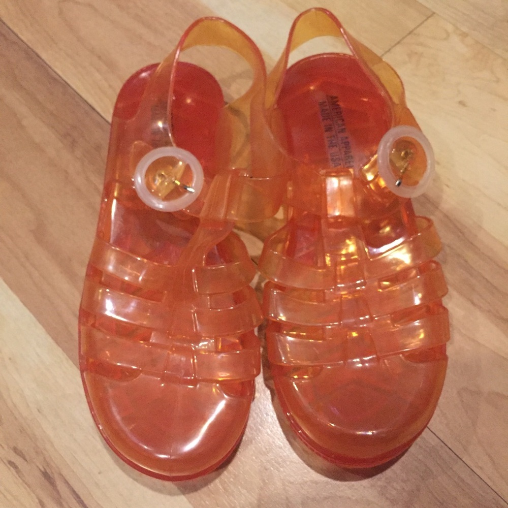 American Apparel Flat Heeled Jellies