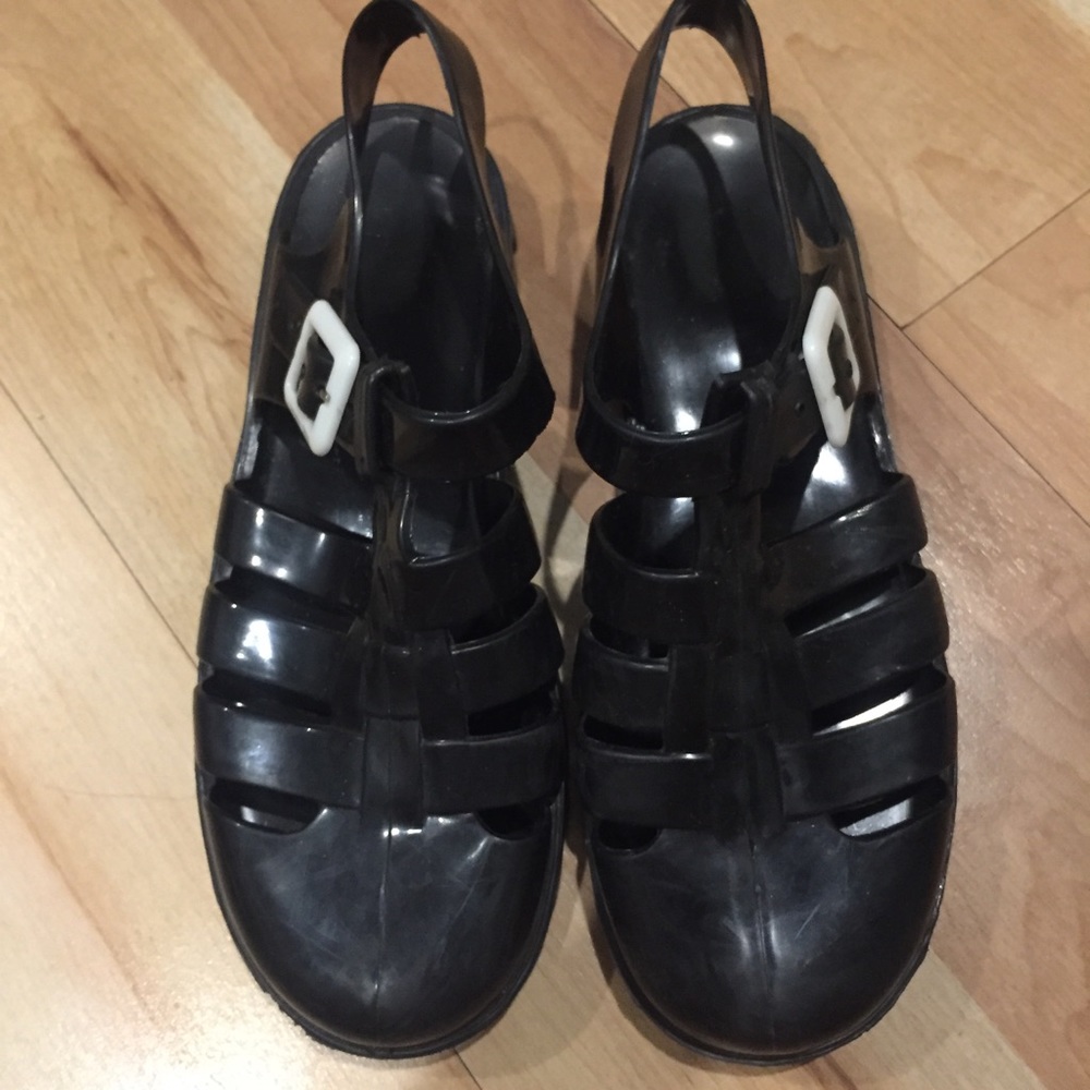 American Apparel Flat Heeled Jellies