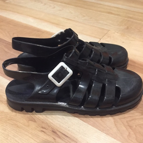 American Apparel Flat Heeled Jellies - Picture 2 of 2