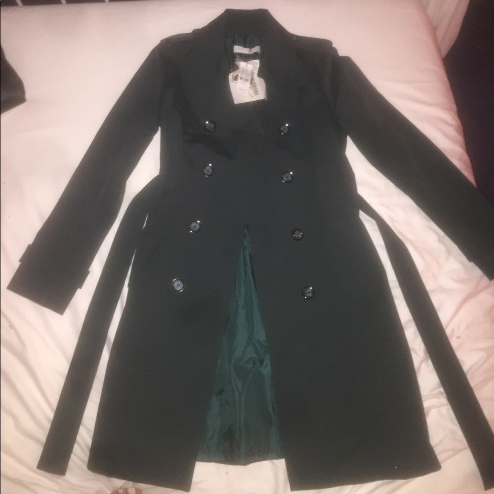 New York & Company Dark Green pea coat!