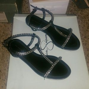 Pretty black Zara sandal