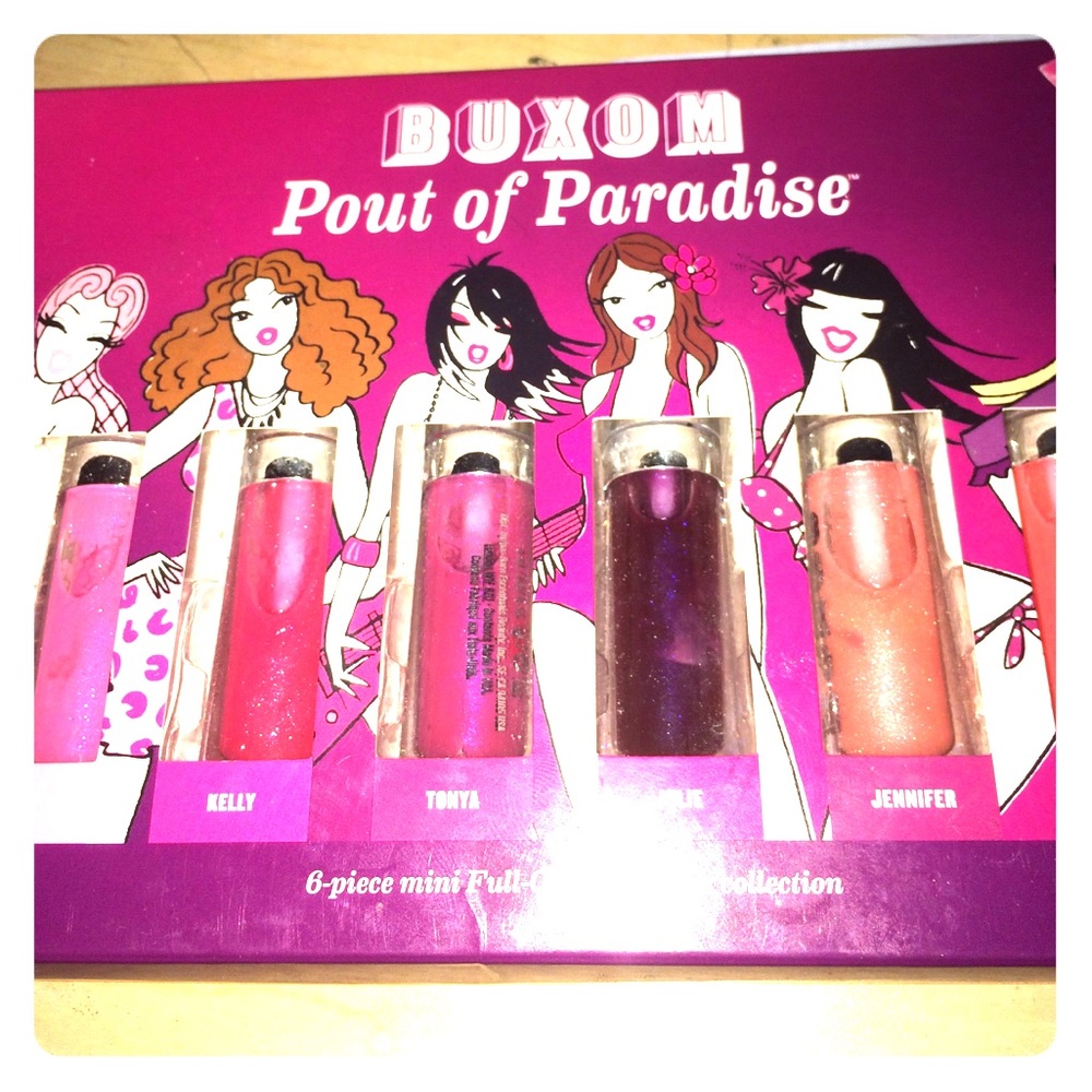 💋BUXOM + pout of paradise lip polish collection💋