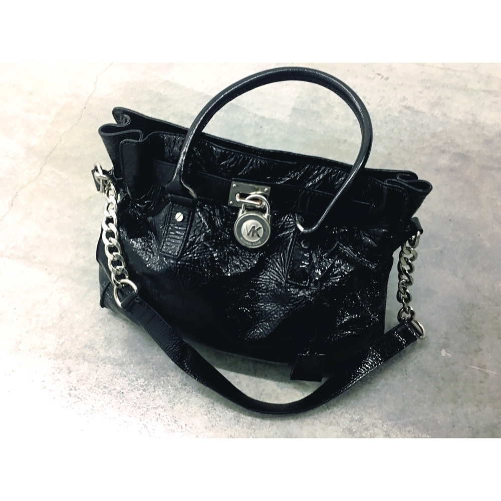 ✨SOLD✨ Michael Kors Hamilton patent leather - Picture 1 of 7