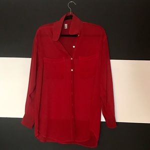 American Apparel Chiffon Shirt