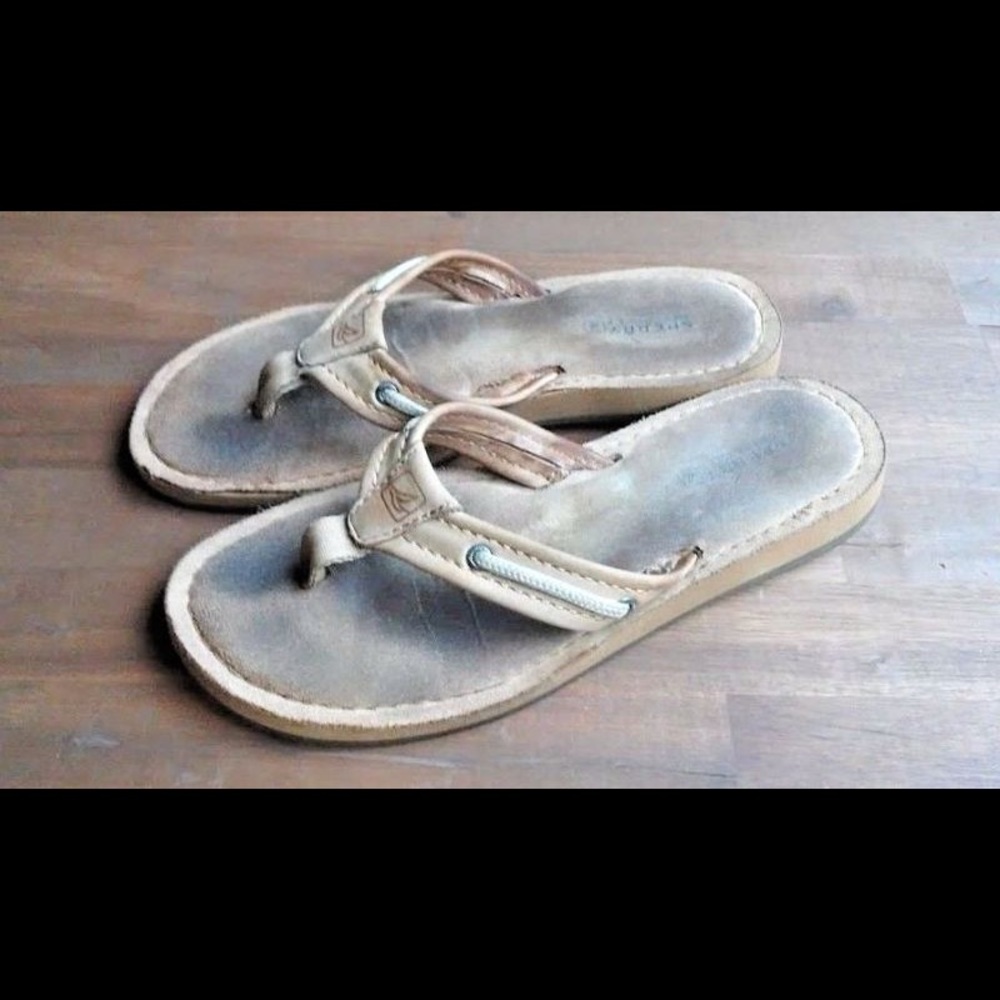 Sperry Top Sider Leather Flip Flop/Sandal