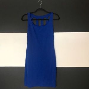 Bebe fun and flirty little blue dress!