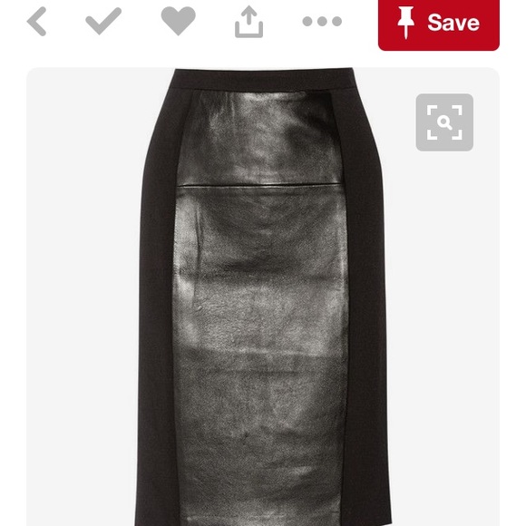 MICHAEL Michael Kors Dresses & Skirts - Michael Kors Pencil Skirt w/vegan Leather insert