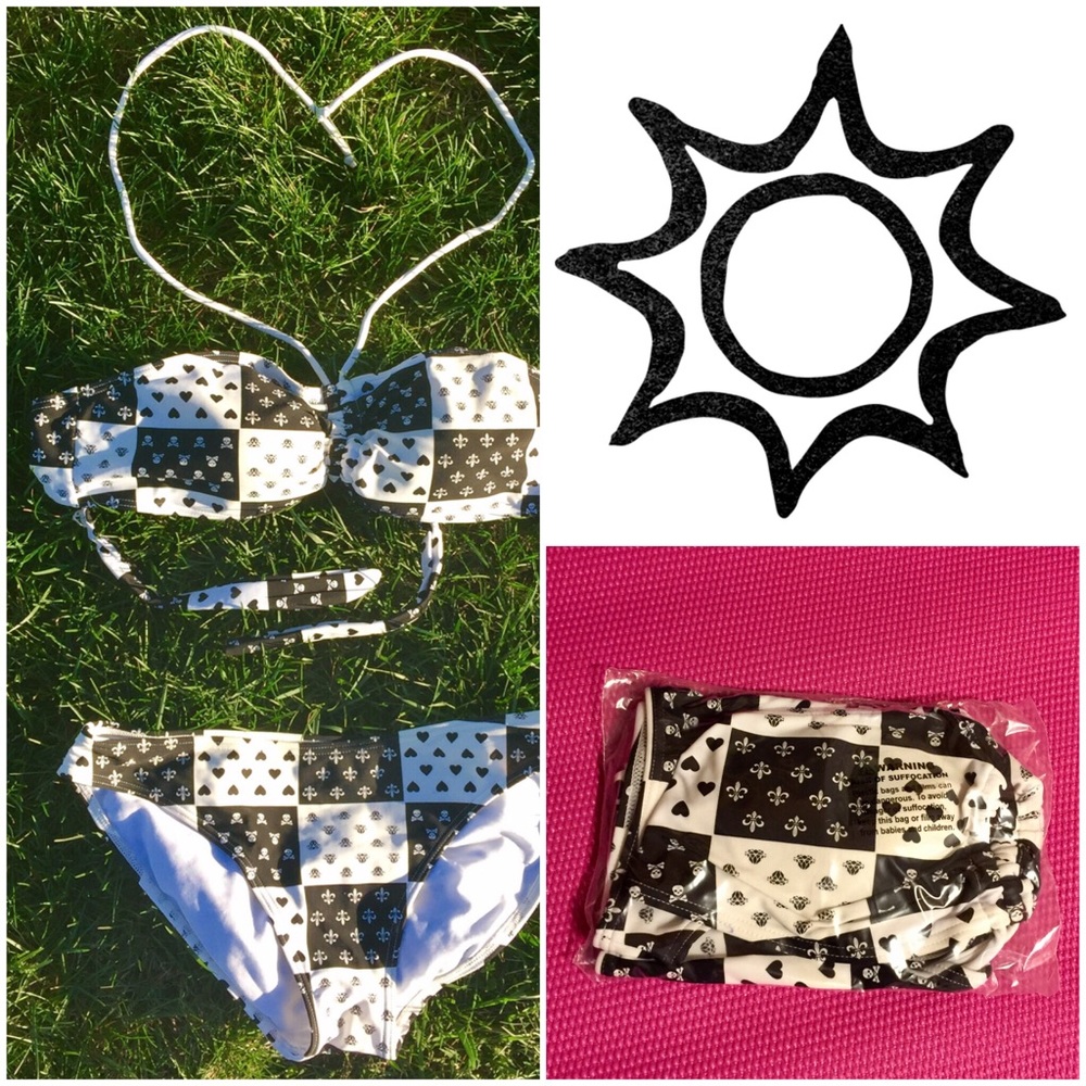 ‼️💥FINAL SALE💥‼️ bikini SWIMSUIT (Black/white)