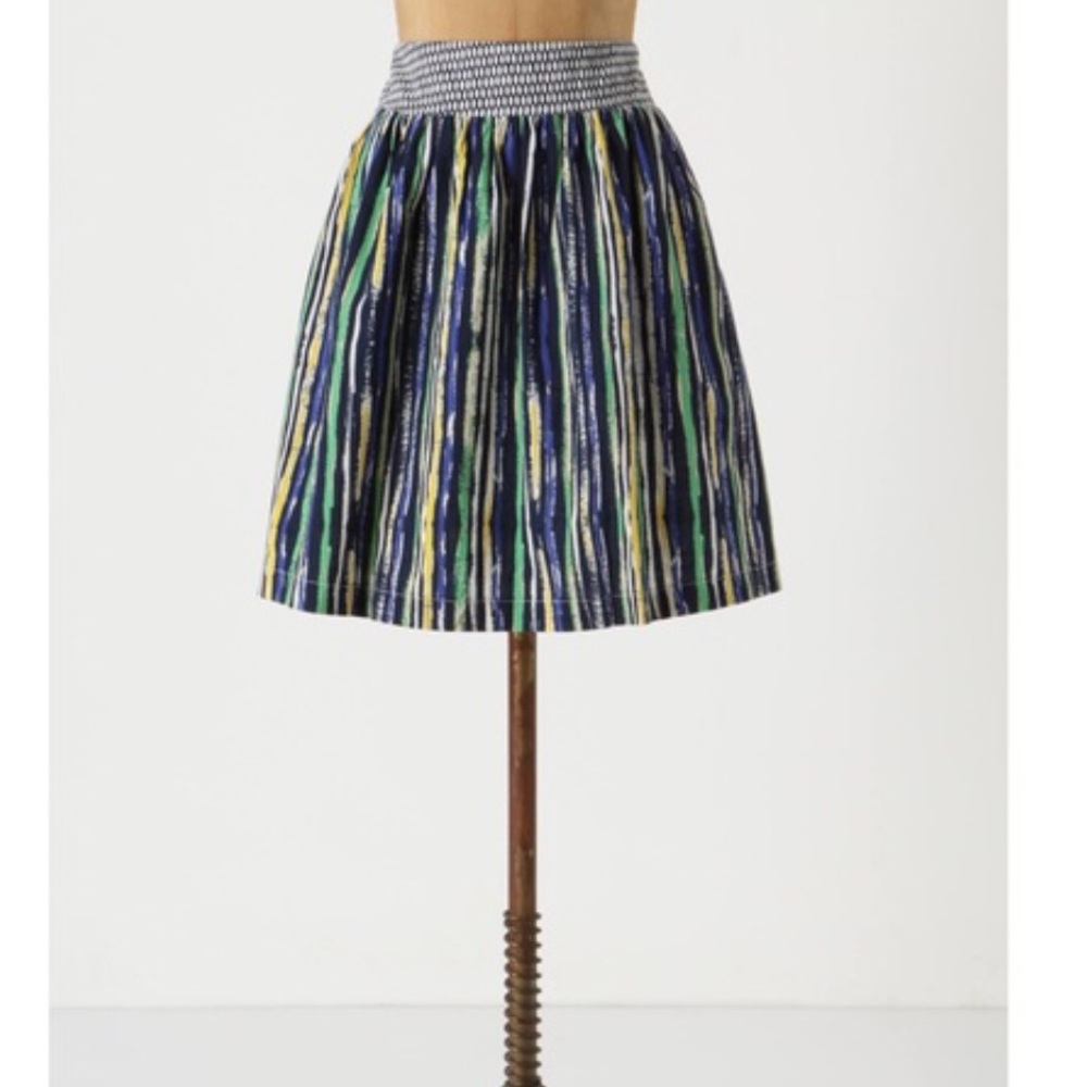 Anthropologie Porridge Duo pattern skirt