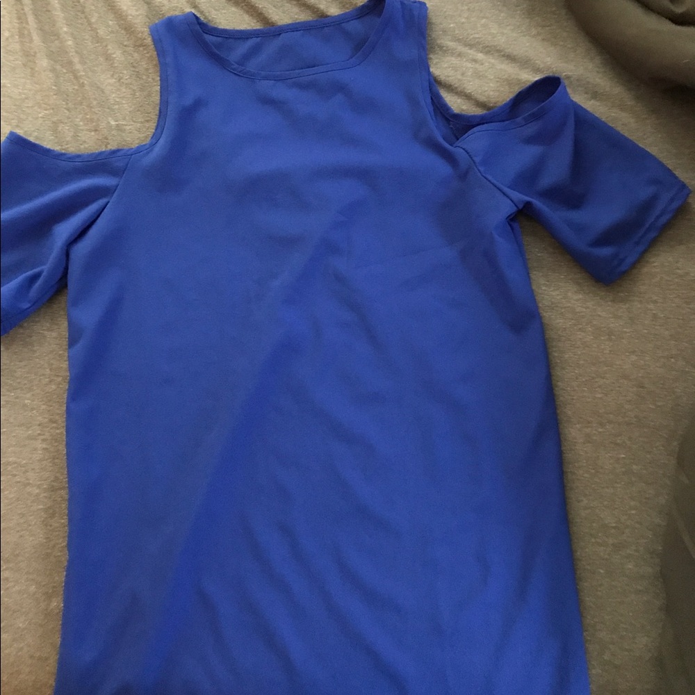 Cold Sholder Top - Royal Blue