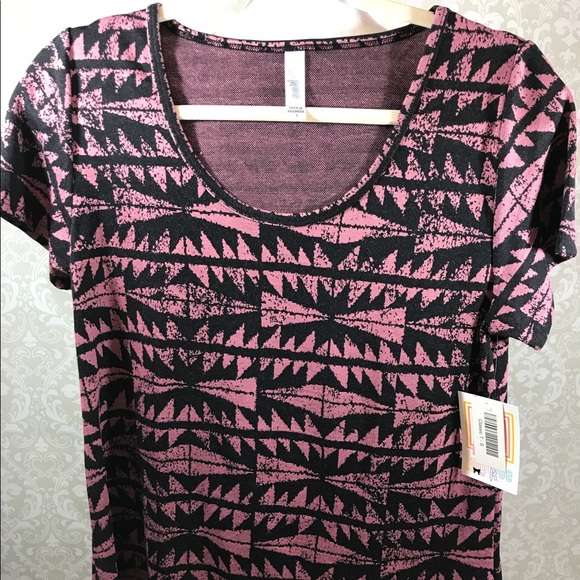 LuLaRoe Classic T Small nwt jacquard fabric