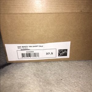 Christian Louboutin Daf Booty 160 Shiny Calf