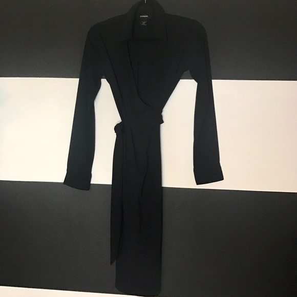 Express black wrap around dress - Picture 1 of 1