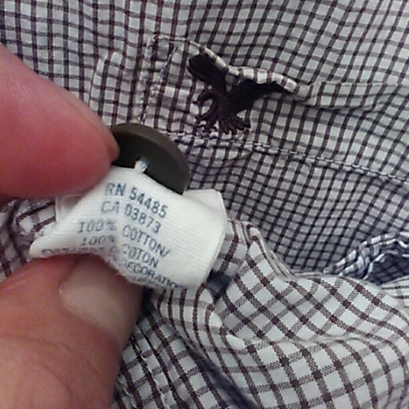 Mens American Eagle short sleeve button down - Picture 4 of 4