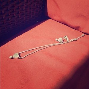 Necklace and earrings