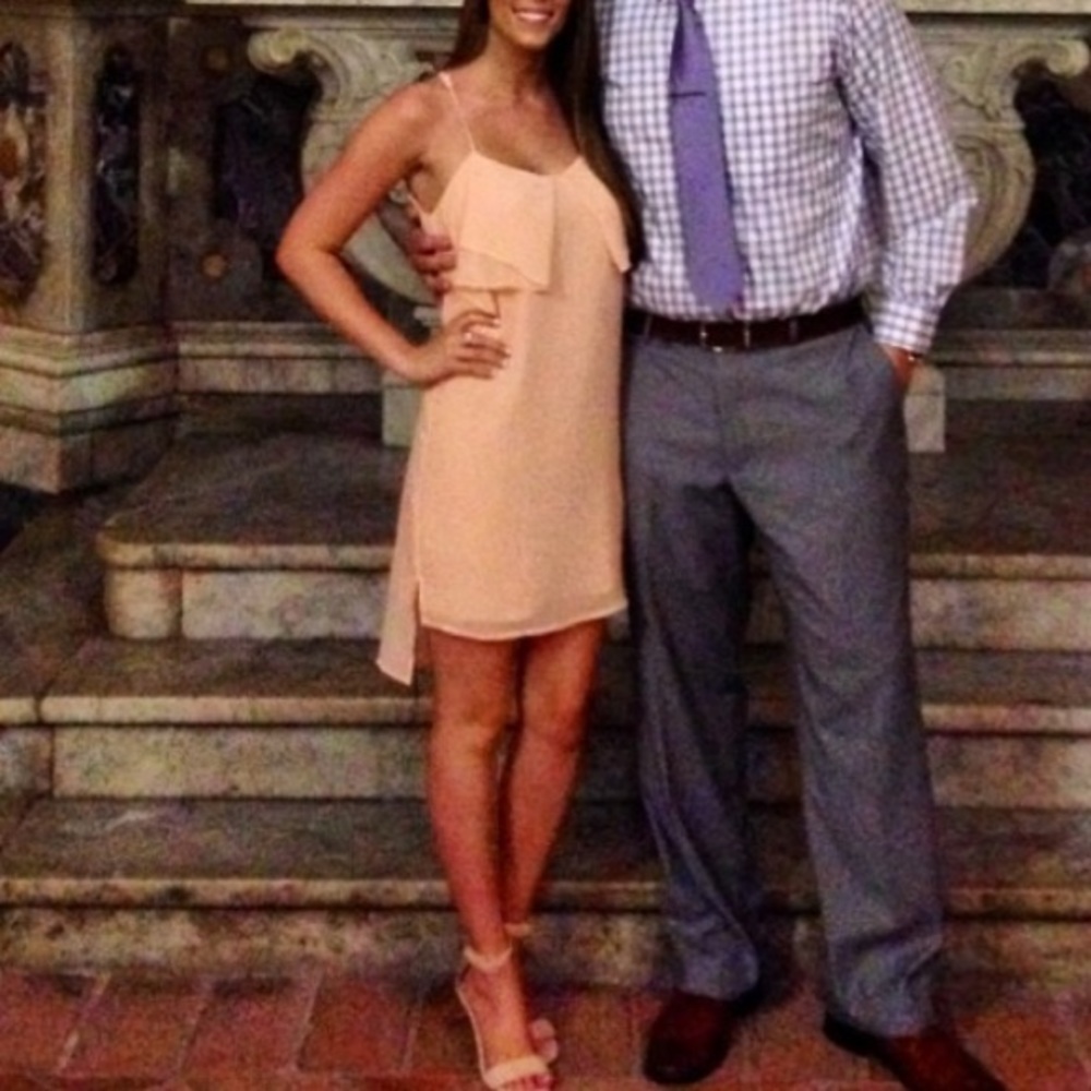 Beautiful light pink BCBG dress