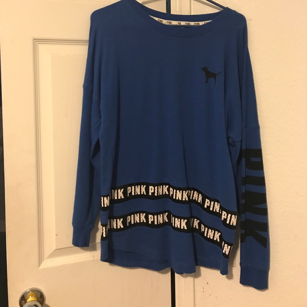 Royal blue long sleeve shirt
