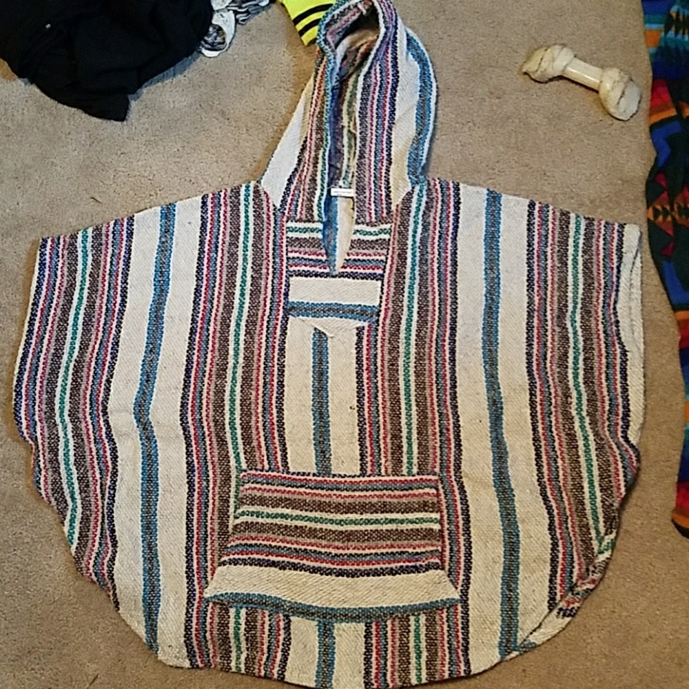Multi colored drug rug
