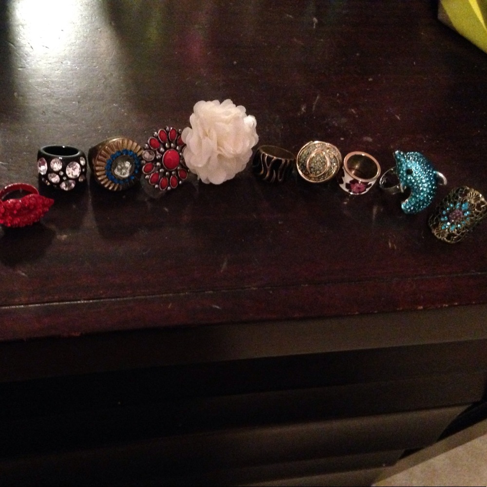Big fashion rings
