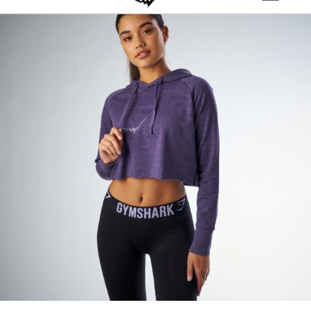 SOLD Gymshark crop hoodie