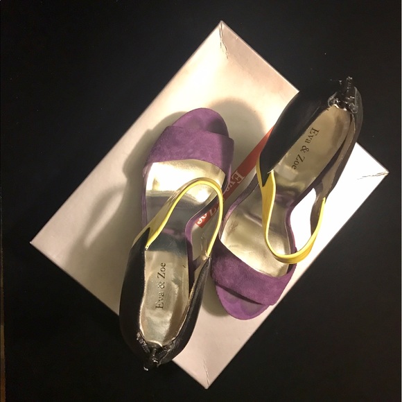 Perfect colorful HIGH summer heels! - Picture 4 of 4