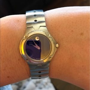 Blue face movado "classic"