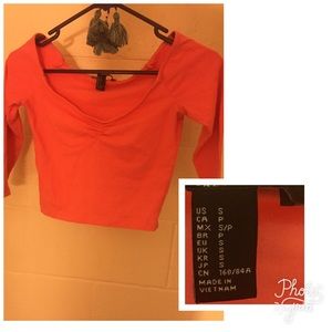 Long sleeve Crop top