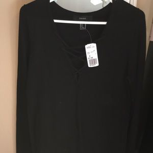 Black long sleeved dress NWT