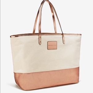 Rose Gold Victoria Secret Tote