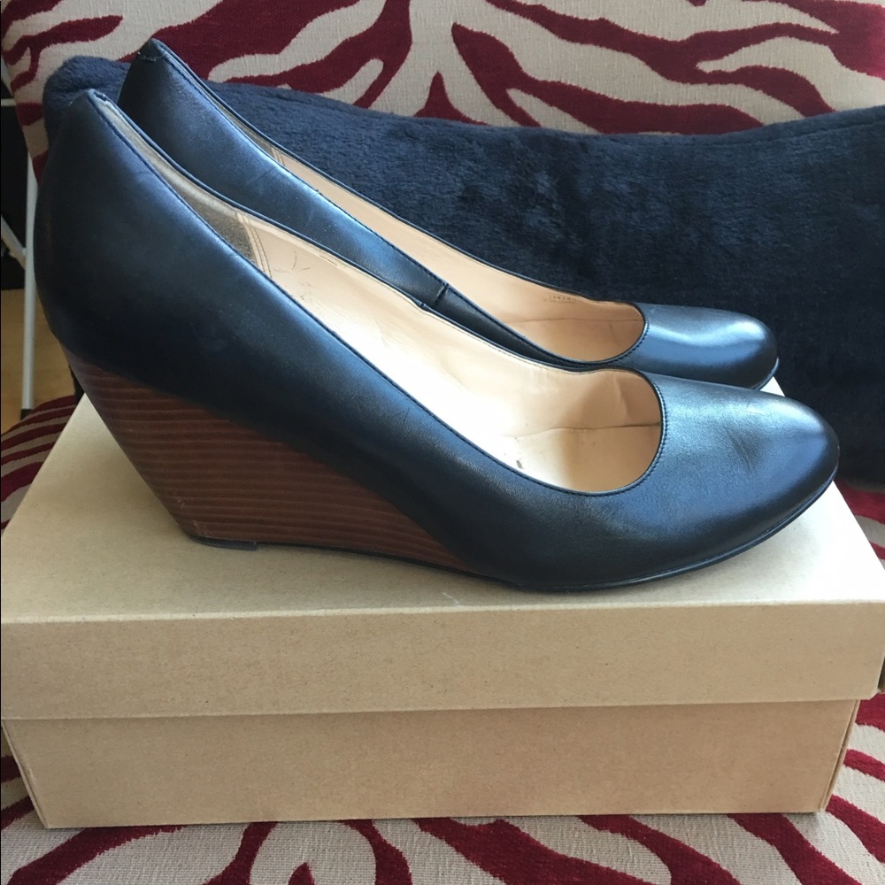 Black Coke Haan Wedge