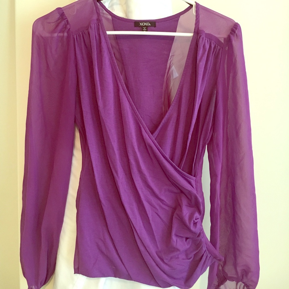 Purple blouse